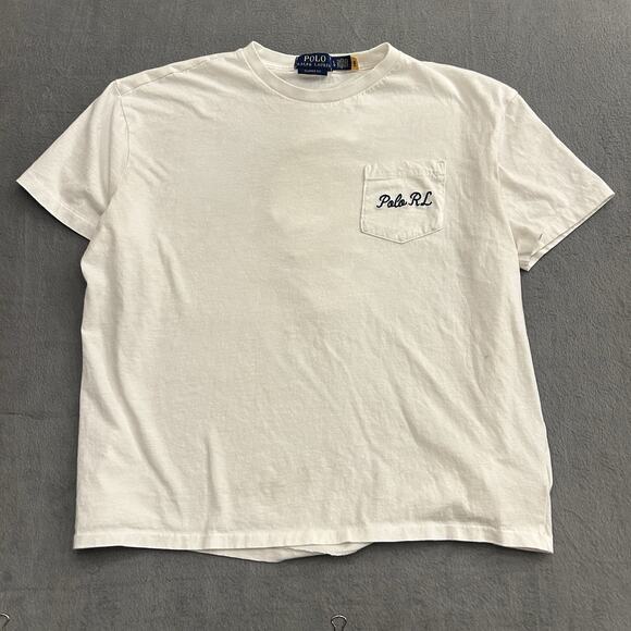 Polo Ralph Lauren Women's "PRL Tennis Club Sweater" Polo Bear Tee Shirt Large - Picture 1 of 7